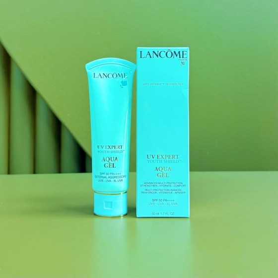 Lancôme sunscreen, white tube, light version, 50ml